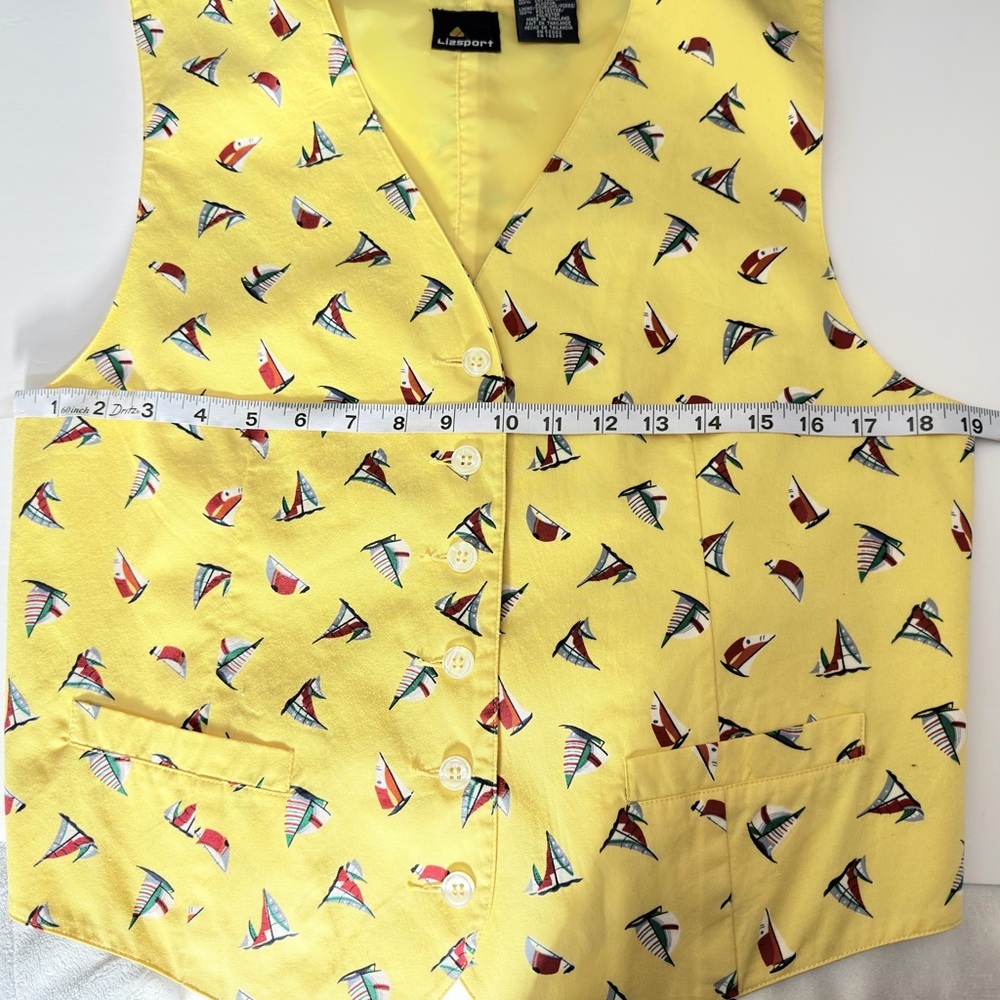Yellow Patterned Women's Top - Picture 7 of 10